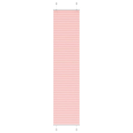 Vidaxl plissé rolgordijn 45x200 cm stofbreedte 44,4 cm polyester roze