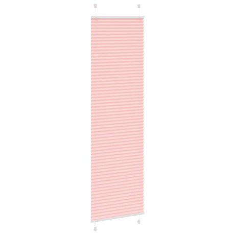 Vidaxl plissé rolgordijn 55x200 cm stofbreedte 54,4 cm polyester roze