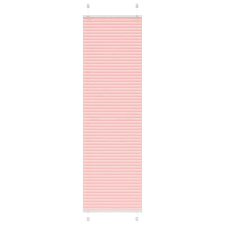 Vidaxl plissé rolgordijn 60x200 cm stofbreedte 59,4 cm polyester roze