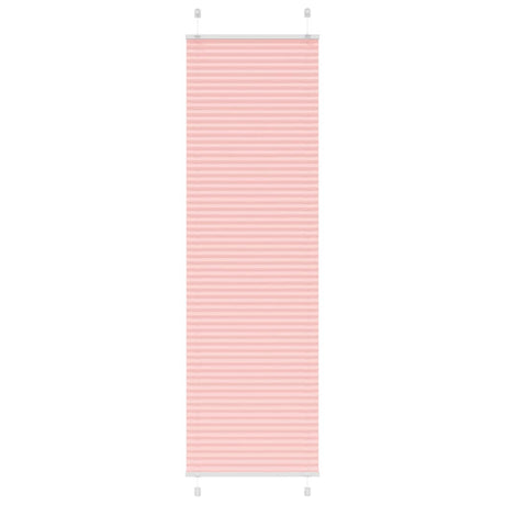 Vidaxl plissé rolgordijn 65x200 cm stofbreedte 64,4 cm polyester roze