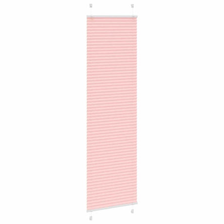 Vidaxl plissé rolgordijn 65x200 cm stofbreedte 64,4 cm polyester roze