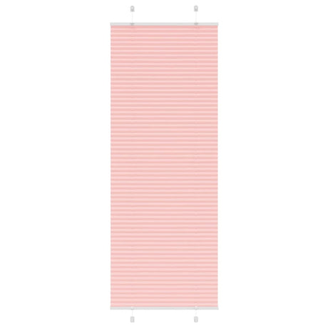 Vidaxl plissé rolgordijn 70x200 cm stofbreedte 69,4 cm polyester roze