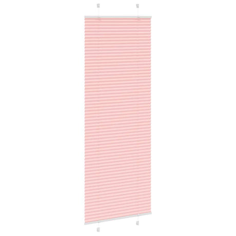 Vidaxl plissé rolgordijn 70x200 cm stofbreedte 69,4 cm polyester roze
