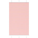 Vidaxl plissé rolgordijn 120x200cm stofbreedte 119,4cm polyester roze