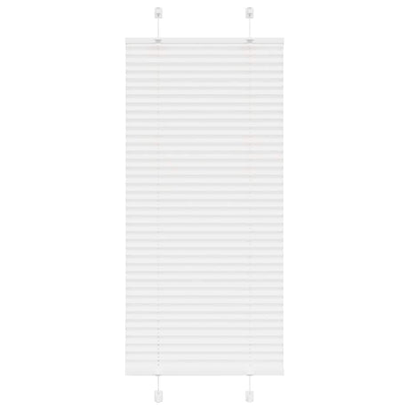 Vidaxl plissé rolgordijn 55x100 cm stofbreedte 54,4 cm polyester wit
