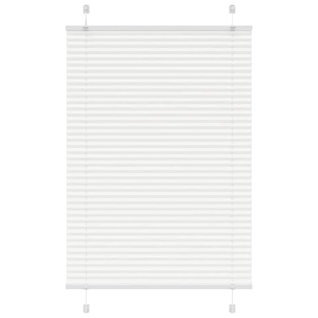 Vidaxl plissé rolgordijn 85x100 cm stofbreedte 84,4 cm polyester wit