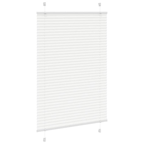 Vidaxl plissé rolgordijn 85x100 cm stofbreedte 84,4 cm polyester wit