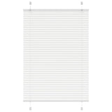 Vidaxl plissé rolgordijn 95x100 cm stofbreedte 94,4 cm polyester wit