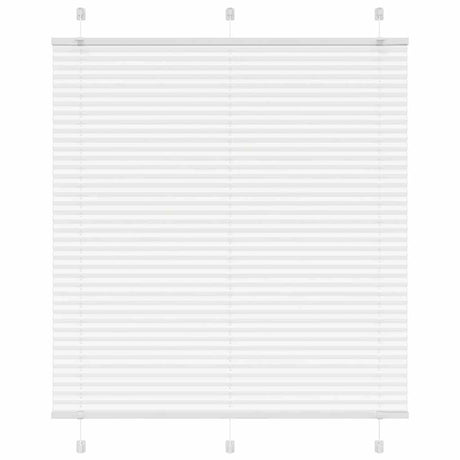 Vidaxl plissé rolgordijn 115x100cm stofbreedte 114,4cm polyester wit