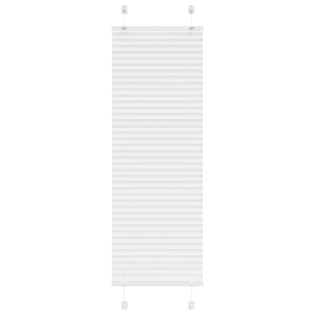 Vidaxl plissé rolgordijn 45x150 cm stofbreedte 44,4 cm polyester wit