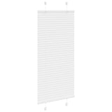 Vidaxl plissé rolgordijn 55x150 cm stofbreedte 54,4 cm polyester wit