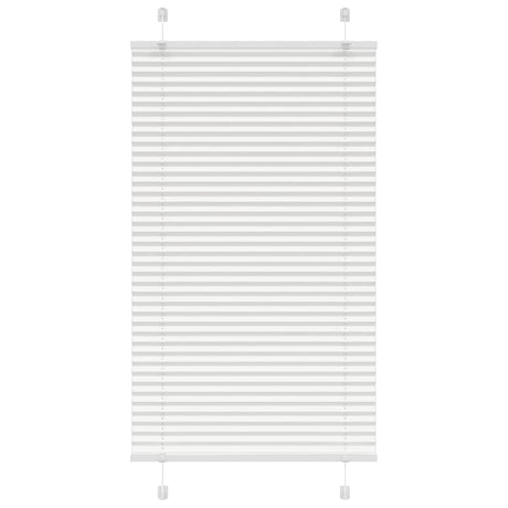 Vidaxl plissé rolgordijn 75x150 cm stofbreedte 74,4 cm polyester wit