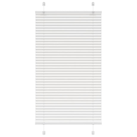 Vidaxl plissé rolgordijn 80x150 cm stofbreedte 79,4 cm polyester wit