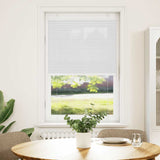 Vidaxl plissé rolgordijn 80x150 cm stofbreedte 79,4 cm polyester wit