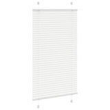 Vidaxl plissé rolgordijn 80x150 cm stofbreedte 79,4 cm polyester wit