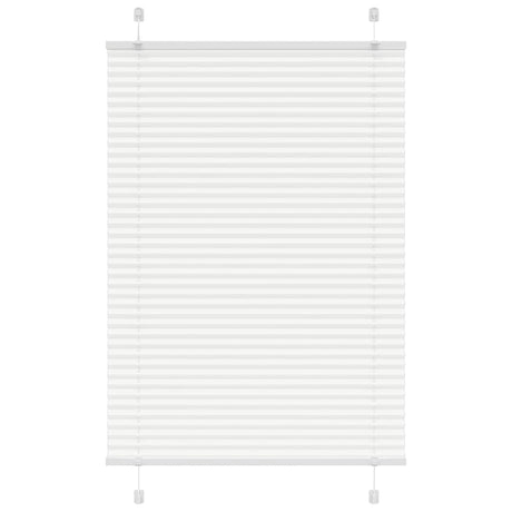 Vidaxl plissé rolgordijn 90x150 cm stofbreedte 89,4 cm polyester wit