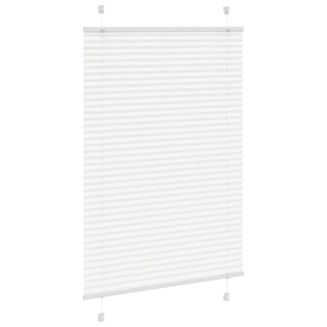 Vidaxl plissé rolgordijn 90x150 cm stofbreedte 89,4 cm polyester wit