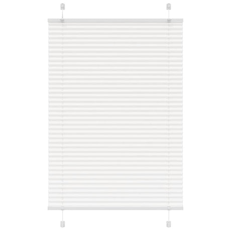Vidaxl plissé rolgordijn 100x150 cm stofbreedte 99,4cm polyester wit