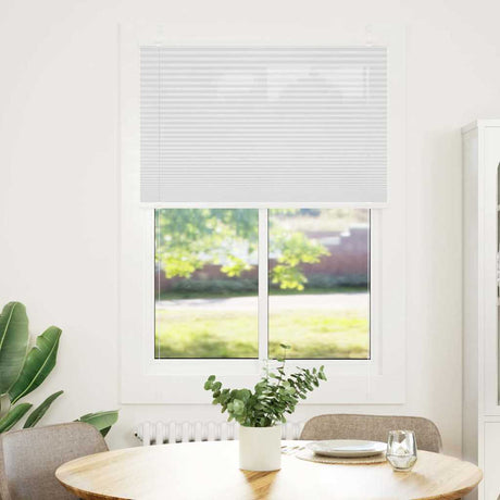 Vidaxl plissé rolgordijn 100x150 cm stofbreedte 99,4cm polyester wit