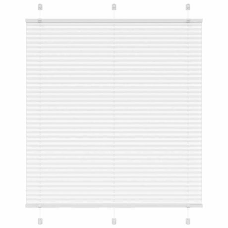Vidaxl plissé rolgordijn 115x150 cm stofbreedte 114,4cm polyester wit