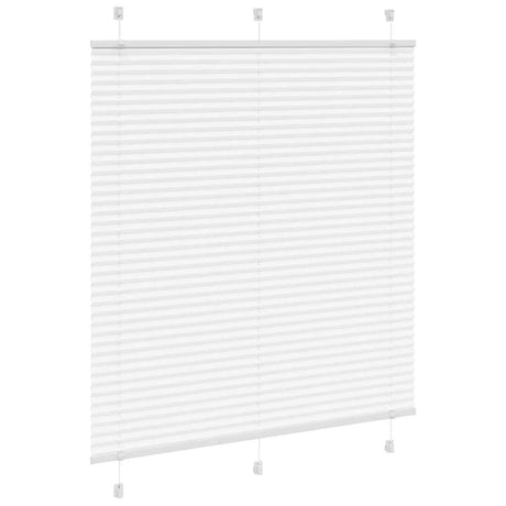 Vidaxl plissé rolgordijn 115x150 cm stofbreedte 114,4cm polyester wit