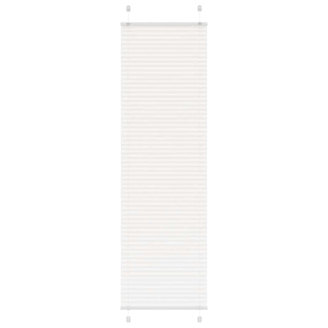 Vidaxl plissé rolgordijn 60x200 cm stofbreedte 59,4 cm polyester wit