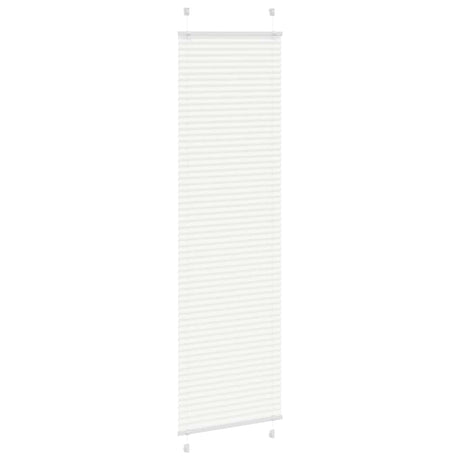 Vidaxl plissé rolgordijn 60x200 cm stofbreedte 59,4 cm polyester wit