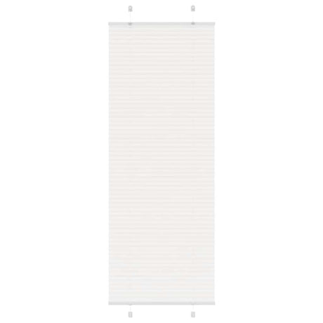 Vidaxl plissé rolgordijn 70x200 cm stofbreedte 69,4 cm polyester wit