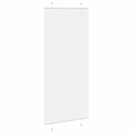 Vidaxl plissé rolgordijn 85x200 cm stofbreedte 84,4 cm polyester wit
