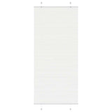 Vidaxl plissé rolgordijn 90x200 cm stofbreedte 89,4 cm polyester wit