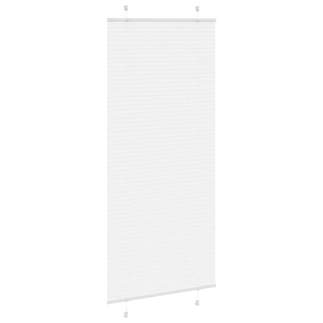 Vidaxl plissé rolgordijn 95x200 cm stofbreedte 94,4 cm polyester wit