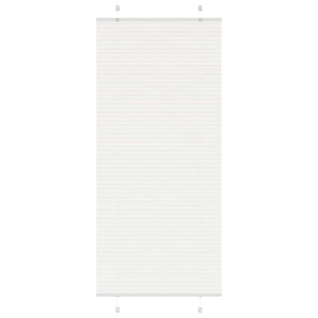 Vidaxl plissé rolgordijn 100x200 cm stofbreedte 99,4cm polyester wit
