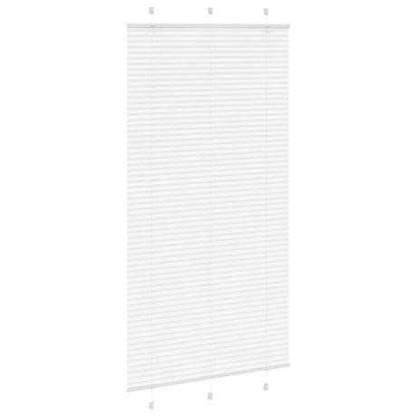 Vidaxl plissé rolgordijn 105x200 cm stofbreedte 104,4cm polyester wit