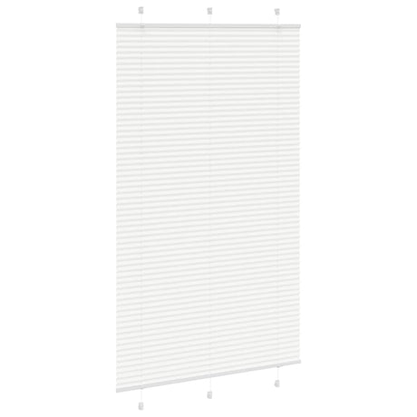 Vidaxl plissé rolgordijn 120x200 cm stofbreedte 119,4cm polyester wit