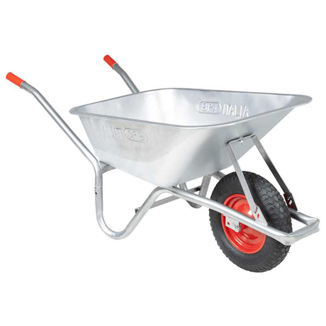 Vidaxl Schubkarre 90 l 150 kg verzinkter Stahl und Kunststoff