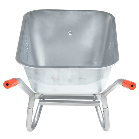 Vidaxl Schubkarre 90 l 150 kg verzinkter Stahl und Kunststoff