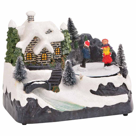 Vidaxl kerst tafelopstelling multikleur 16 x 11,5 x 13 cm kunststof