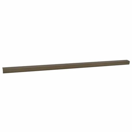 Vidaxl trapprofielen 10 pcs bruin 67 x 3 x 2 cm aluminium