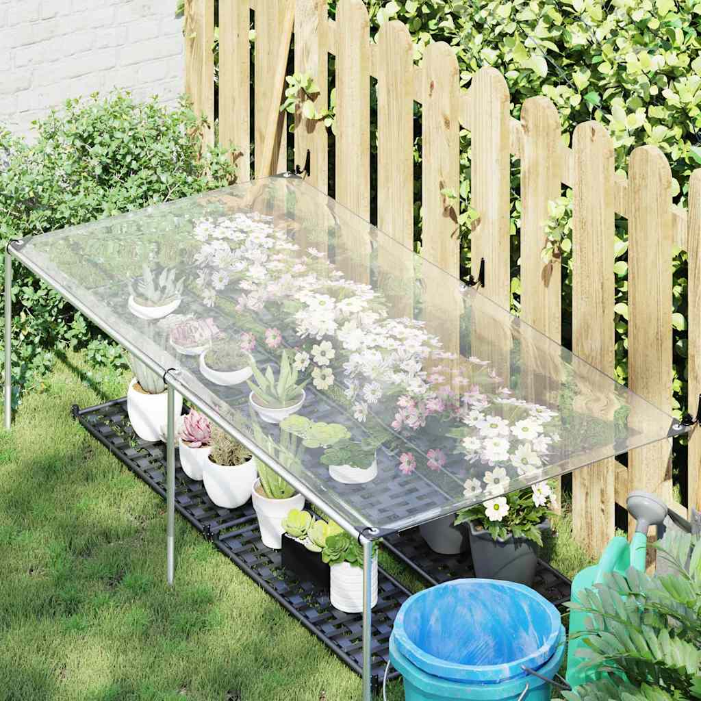 Vidaxx transparente Plane mit Ösen 1x2 m Polyethylen