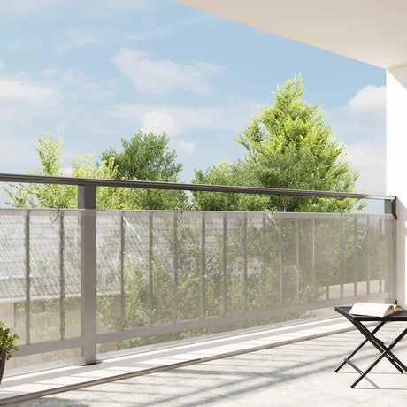 Vidaxx transparente Plane mit Ösen 1x8 m Polyethylen