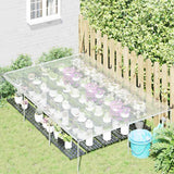 Vidaxx transparente Plane mit Ösen 2x3 m Polyethylen
