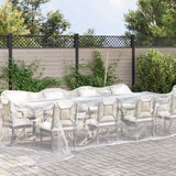 Vidaxx transparente Plane mit Ösen 4x12 m Polyethylen