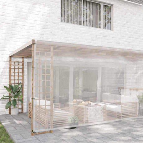 Vidaxx transparente Plane mit Ösen 5x10 m Polyethylen