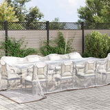Vidaxx transparente Plane mit Ösen 5x8 m Polyethylen