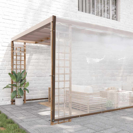 Vidaxx transparente Plane mit Ösen 8x12 m Polyethylen