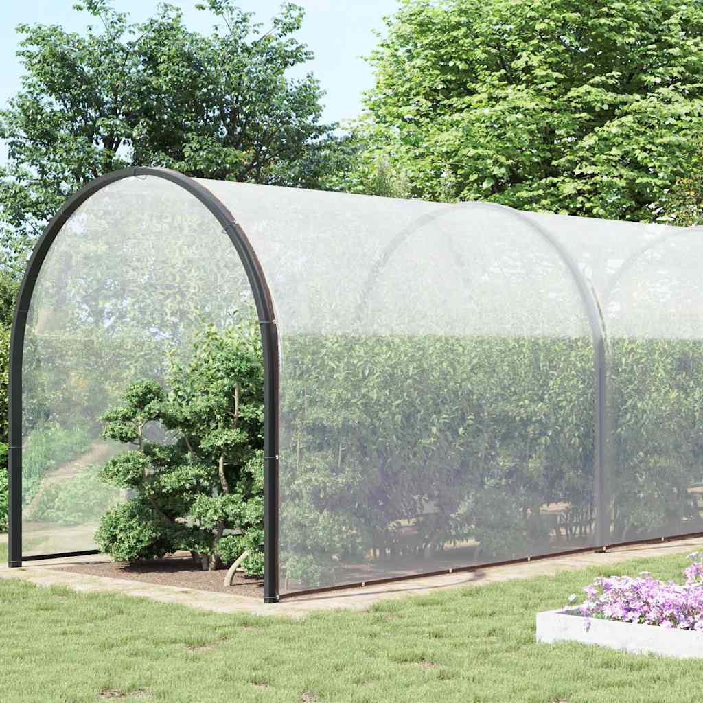 Vidaxx transparente Plane mit Ösen 10x10 m Polyethylen