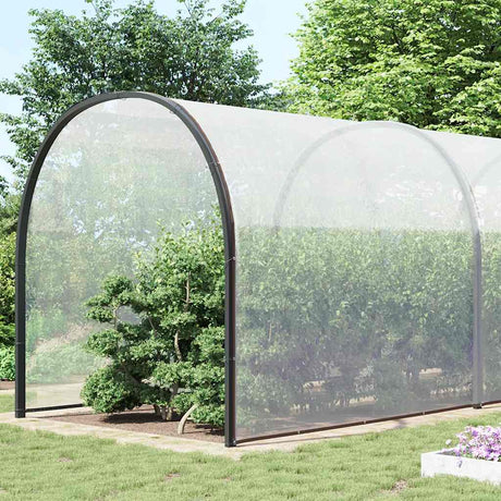 Vidaxx transparente Plane mit Ösen 10x12 m Polyethylen