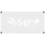 VidaXL transparente Plane mit Ösen 1x2 m PVC