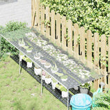 Vidaxx transparente Plane mit Ösen 1x3 m PVC