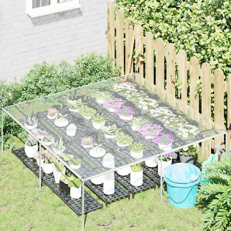 VidaXL transparente Plane mit Ösen 2x2 m PVC